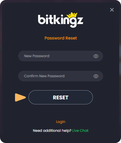 Reset password